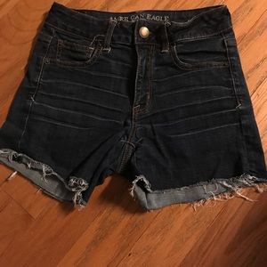 High Rise Jean Shorts -  American Eagle